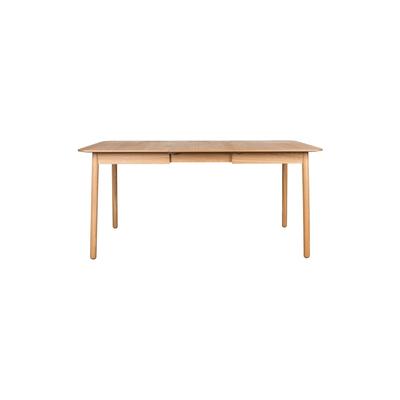 Ausziehbarer Tisch aus Holz 120/162x80cm, beige