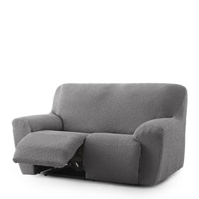 Elastischer 2-Sitzer-Relax-Sofabezug 150-200 cm Dunkelgrau