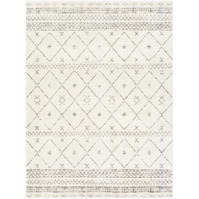 Etnhischer Berber Teppich Weiß/Grau 200x275