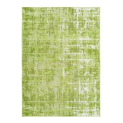 Vintage-Teppich, abgenutzte Patina, 160x230, grün
