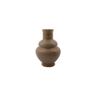 Vase aus Steingut H29, braun