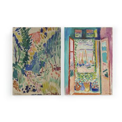 Set mit 2 Leinwänden 60x40 Matisse