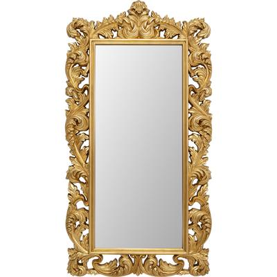 Spiegel mit Rahmen im Barock-Stil, gold, 100x190cm