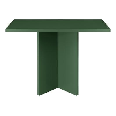 Quadratischer Esstisch aus mit laminiertem, 100x100 cm, Zederngrün