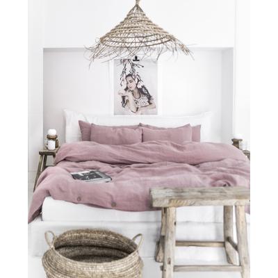 Bettbezug aus Leinen, Rosa, 135x200 cm