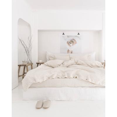 Bettbezug aus Leinen, Mehrfarbig, 220x220 cm