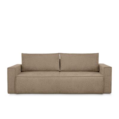 Sofa 3 Sitzer, mit Schlaffunktion, Modern, hellbraun