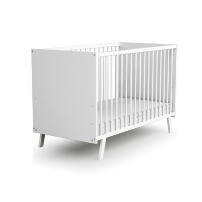 Babybett Holz Weiß 60 x 120