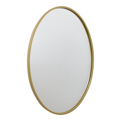 Spiegel aus Metall, 70x40x4 cm, Gold