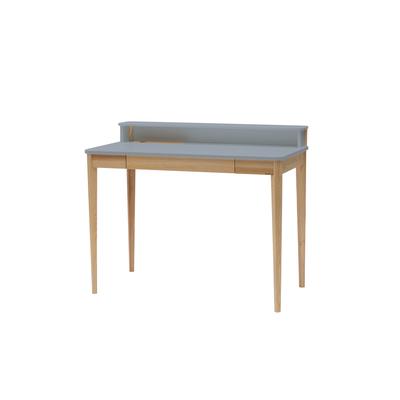 Schreibtisch, Holz, 110x56x75, Betongrau