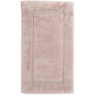 Badvorleger aus Baumwolle, 55 x 95 cm, rosa