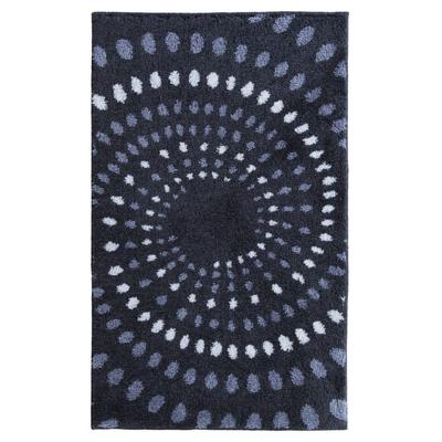 Badteppich aus Acryl, 70 x 120 cm, grau