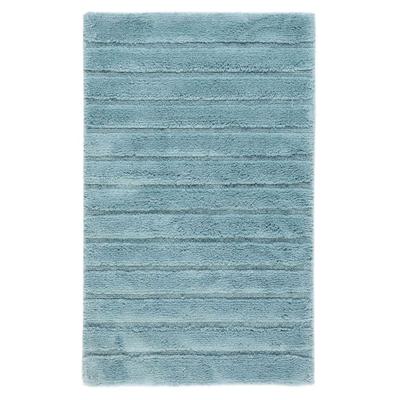 Badteppich aus Baumwolle, 70 x 120 cm, blau