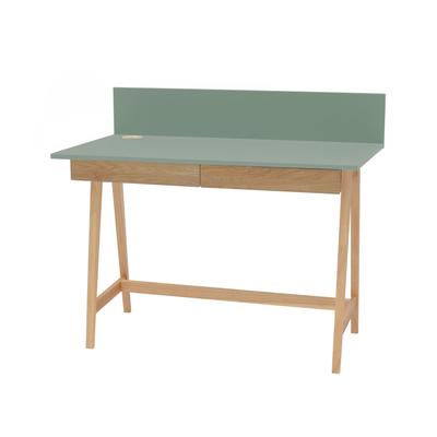 Schreibtisch, Holz, 110x50x75, Salbeigrün