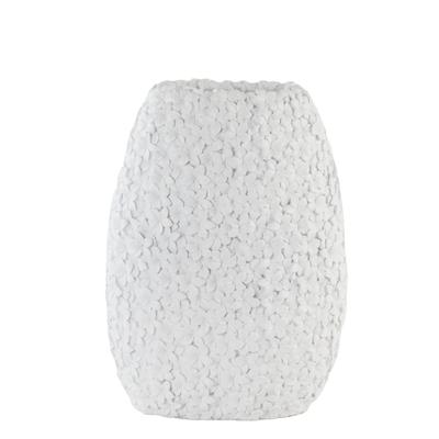 Vase aus Synthetik, weiß