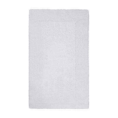 Badteppich in Weiß einfarbig 80x150
