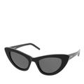 Saint Laurent Sonnenbrille - SL 213 LILY 52 - Gr. unisize - in Schwarz - für Damen - aus Kunststoff