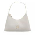 Furla Hobo Bags - Furla Diamante S Shoulder Bag - Gr. unisize - in Creme - für Damen - aus Textil & Leder & Leder