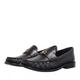 Coach Loafer - Jolene Leather Loafer - Gr. 36,5 (EU) - in Schwarz - für Damen - aus Leder & Synthetisches Material & Synthetisches Material & Leder