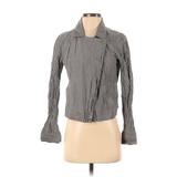 Eileen Fisher Jacket: Gray Jackets & Outerwear - Women's Size X-Small