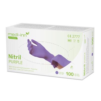 Medi-Inn Nitril Purple Einmalhandschuhe 10x100 St Verband Image