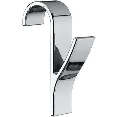 2er Set Haken für Heizkörper Chrom Bad Heizung Handtuch Halter Ordnung wc - silber glänzend - Wenko Image