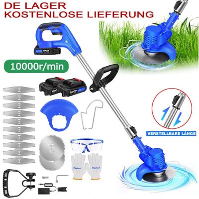 Dayplus - Akku Rasenmäher + Akku & Ladegerät Elektro Grasfänger Handrasenmäher Kabello 21V Image