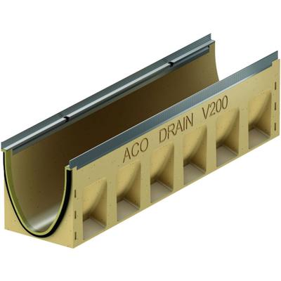 ACO Drain Multiline Seal in V200 Entwässerungsrinne mit Sohlengefälle, Edelstahl, 6 Image