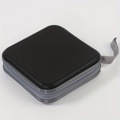 1 Pac Cd Case, 40 Capacity Cd Storage Box Portable...