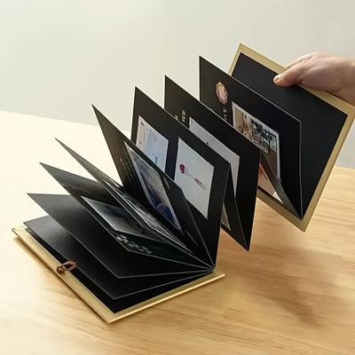 TEMU Organ Creative Folding Page Diy Album, Book, Christmas Halloween Thanksgiving Day Valentine's Day Easter Gifts Image