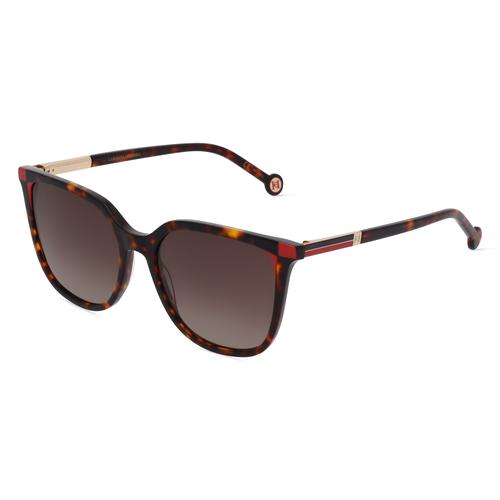 Carolina Herrera HER 0140/S Damen-Sonnenbrille Vollrand Butterfly Acetat-Gestell, braun