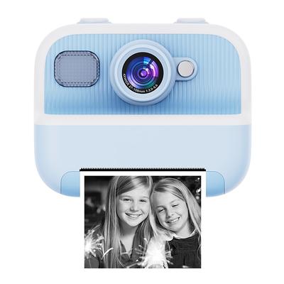 The new children's camera Polaroid camera takes photos records videos and prints immediately. The camera has high-definition pixels