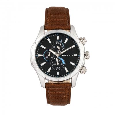 Breed Lacroix Chronograph Lederarmbanduhr