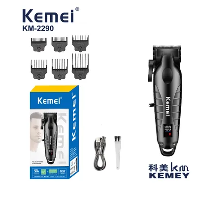 Kemei KM-2290 Professional Salon Electric Hair Clipper Beard Trimmer For Men Best Hair Cutting