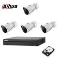 Kit videosorveglianza ip 4 telecamere Dahua 4 mpx hd 500 gb