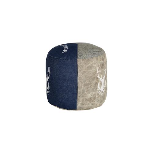 Sitzpouf Sitzhocker Fußhocker Sitzpuff Hocker Jacksonville Ø 35 cm WOMO-DESIGN®