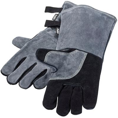 Grillhandschuhe GEFU "BBQ", grau, B:16,5cm H:2,5cm L:41cm, Veloursleder, Topflappen, atmungsaktiv & komfortabel, Veloursleder Image