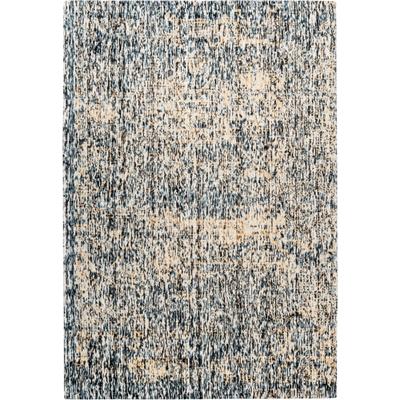 Teppich PADIRO "Puerto 125", blau (blau,beige), H:10mm, Viskose, Teppiche