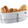 "Brotkorb GEFU ""BRUNCH oval"" Lebensmittelaufbewahrungsbehälter Gr. B/H/L: 15 cm x 11,5 cm x 33,5 cm, weiß Brotkörbe perfekt für Brot & Brötchen"