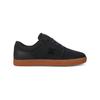 Sneaker DC SHOES "Crisis 2", Gr. 6,5(38,5), grau (grau, gum), Obermaterial: Leder [Kuh] / Futter: Textil / Außensohle: Gummi, Schuhe
