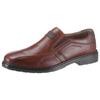 Slipper JOSEF SEIBEL "Alastair", Herren, Gr. 48, braun (cognac), Glattleder, used, klassisch, Schuhe, Festtagschuh, Komfortschuh mit seitlichen Stretcheinsatz