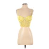 fleur du mal Sleeveless Blouse: Yellow Tops - Women's Size P
