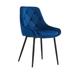 Modern Velvet Dining Chairs, Fabric Accent Upholstered Chairs Side Chair with Legs for Living Room Dinning room(set of 2)