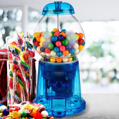 11-Inch Translucent Gumball Machine - Coin-Operated Candy Dispenser