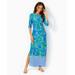 Upf 50+ Chillylilly Seralina Maxi Dress - Blue - Lilly Pulitzer Dresses