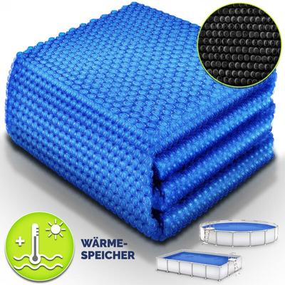 Tillvex - Premium Pool Solarabdeckplane 400 µm Rechteckig 260x160 cm Solarfolie Wärmeplane Image