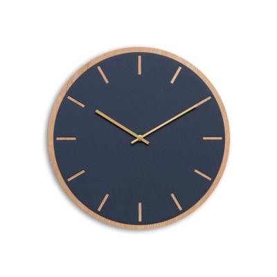 Wanduhr D38cm Blau