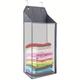 Large Mesh Laundry Bag with Hooks - Door Wall Hanging Storage for Dirty Clothes Foldable Zippered Basket Ideal for Bathrooms Dorms Space-Saving Organization