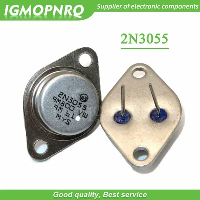 5pcs/lot 2N3055 15A 60V TO-3 NPN AF Amp Audio Transistor made in New Original Free Shipping