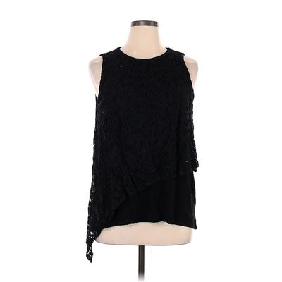 Vince Camuto Sleeveless Blouse: Black Tops - Women's Size X-Large